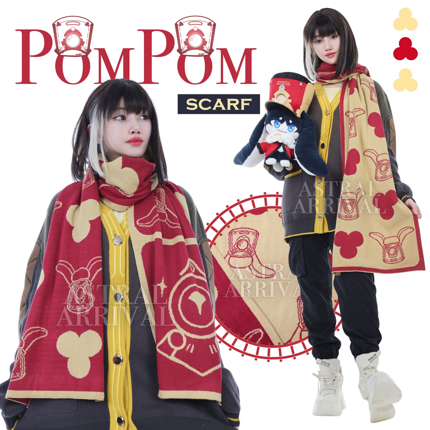 Pom Pom Scarf Preorder