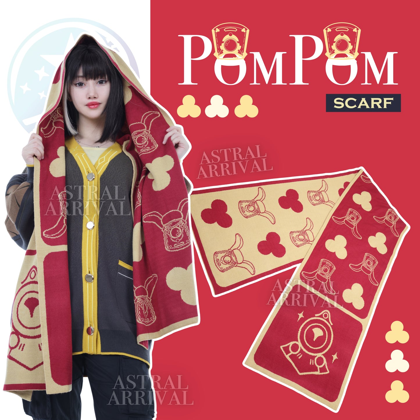 Pom Pom Scarf Preorder